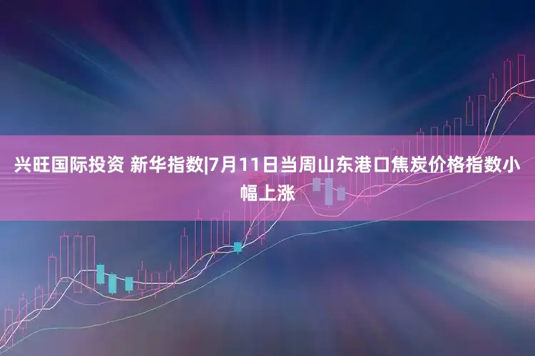 兴旺国际投资 新华指数|7月11日当周山东港口焦炭价格指数小幅上涨