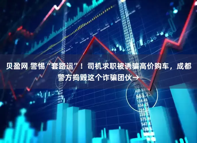 贝盈网 警惕“套路运”！司机求职被诱骗高价购车，成都警方捣毁这个诈骗团伙→