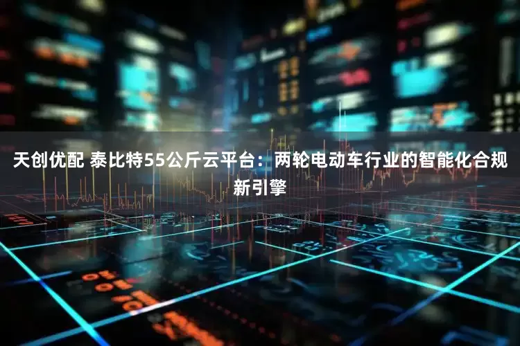 天创优配 泰比特55公斤云平台：两轮电动车行业的智能化合规新引擎